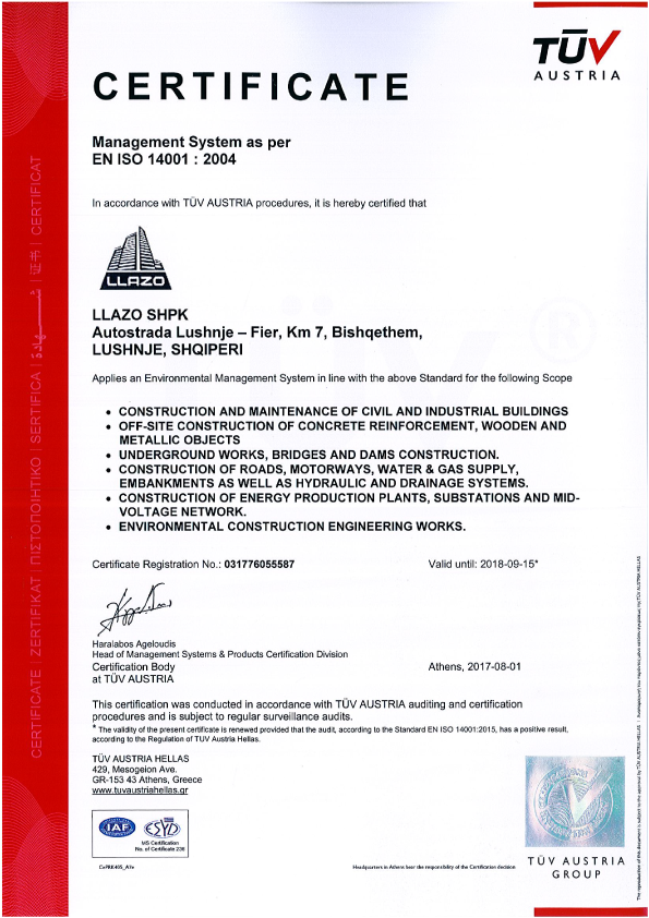 Certifications